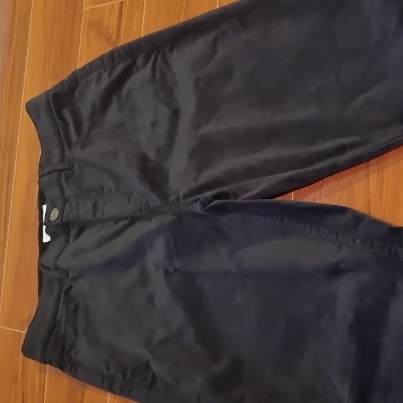 LOFT High Rise Skinny Velvet Pant Black Size 10/30R - Picture 4 of 15